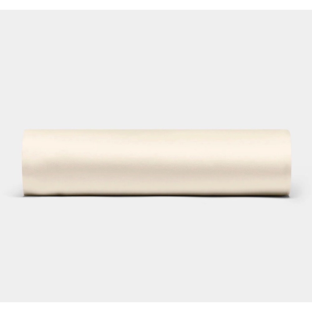 Cozy Earth Queen Fitted Sheet Creme Bamboo Viscose 360 Degree Elastic Hem NWT